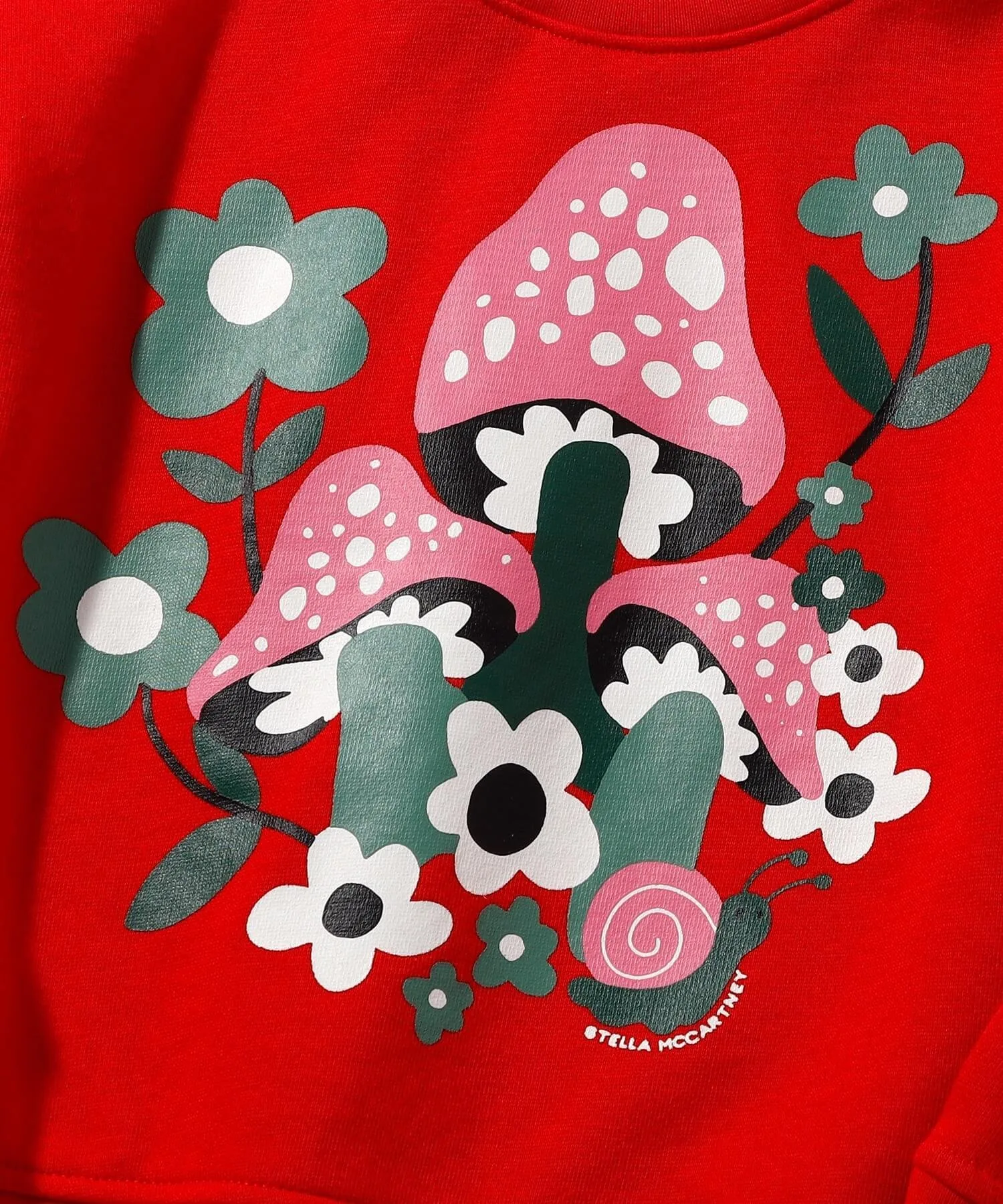 (K) СТЕЛЛА МАККАРТНИ/8R4C10-Z0447 Детская и подростковая толстовка STELLA McCARTNEY, Red — фото 4