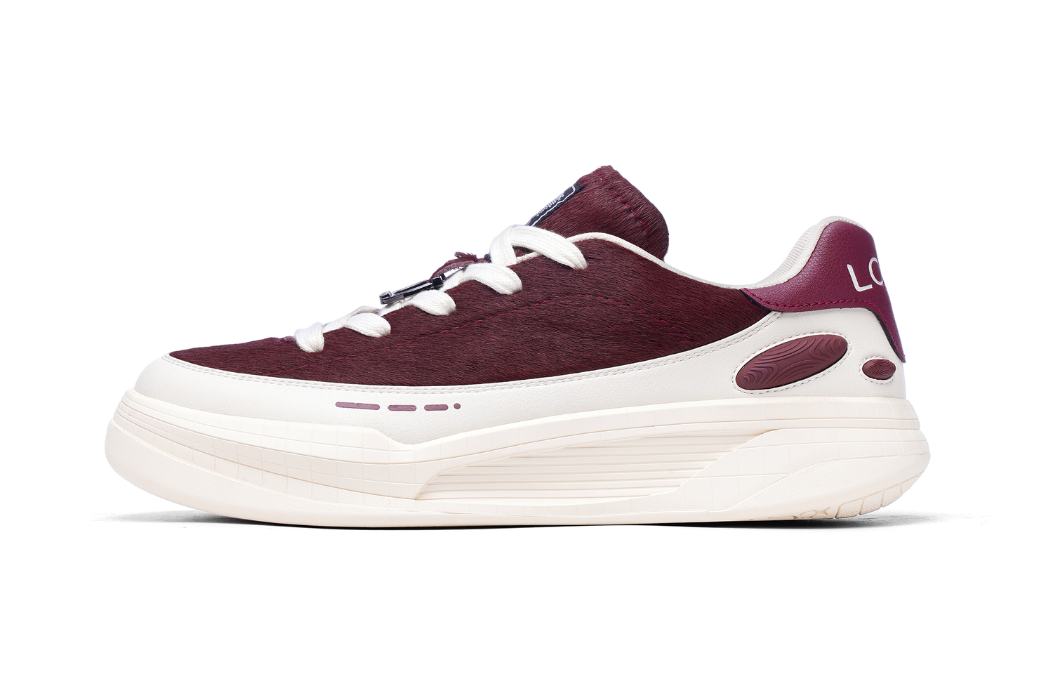 

Alpha Round Shoes, кроссовки для скейтбординга, унисекс Swag LOXKI, burgundy красный