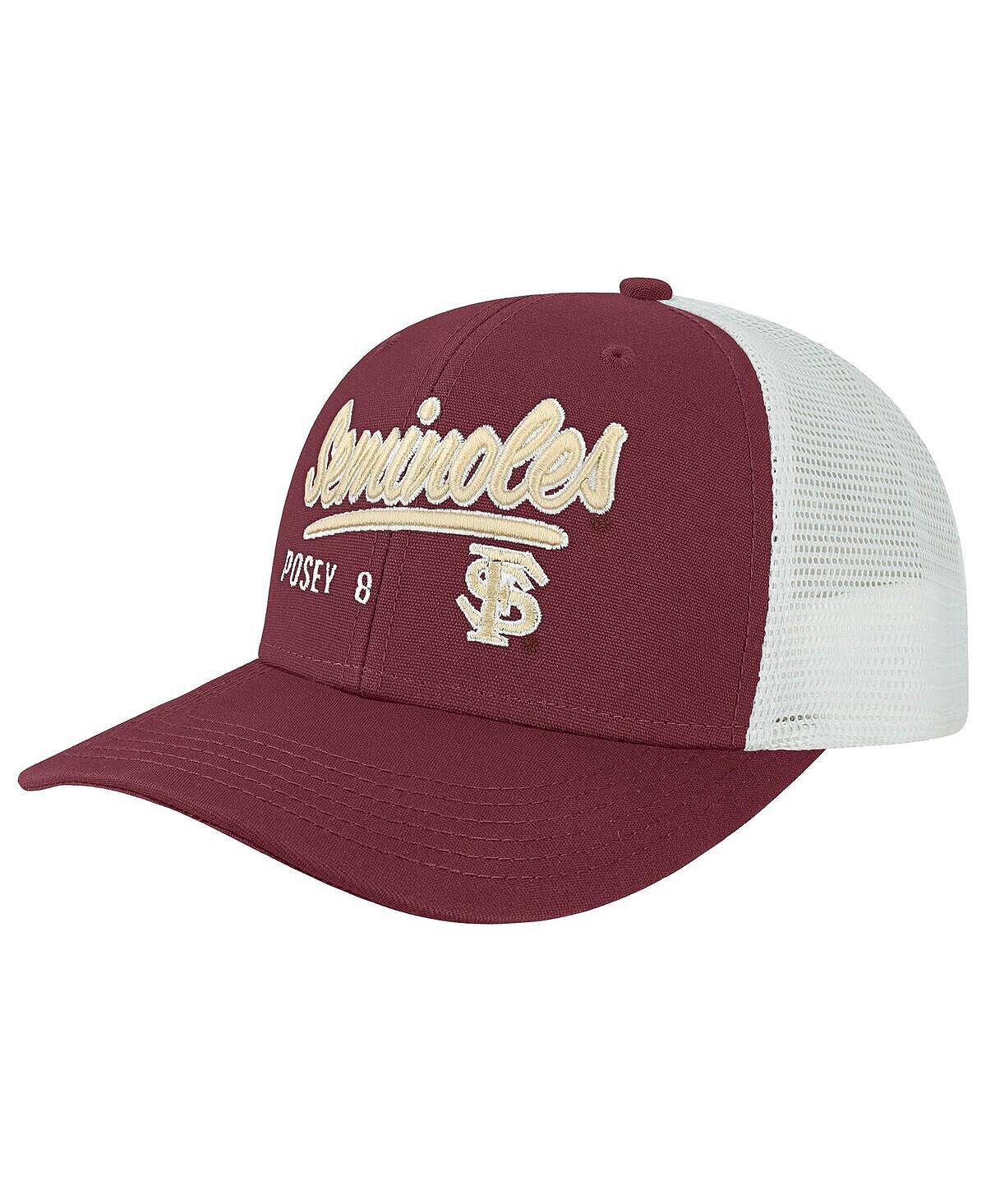 

Мужская кепка Buster Posey Garnet Florida State Seminoles Pro Trucker Snapback Legacy Athletic
