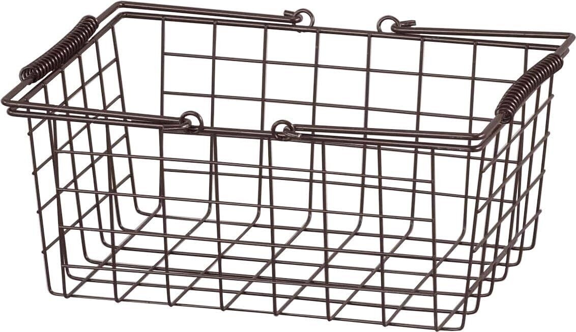 

Корзина для хранения Avite SWZ-002-BR Проволочная корзина Habiter, Brown (French Toast 19-1012Tcx)