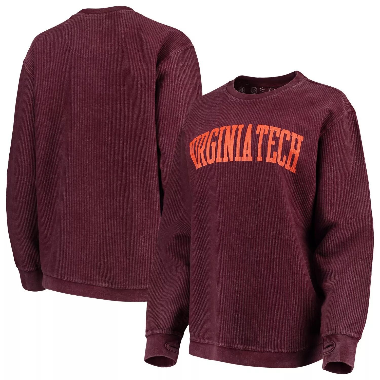 

Женский свитшот Pressbox Maroon Virginia Tech Hokies с удобным шнурком в винтажном стиле, базовый пуловер с аркой