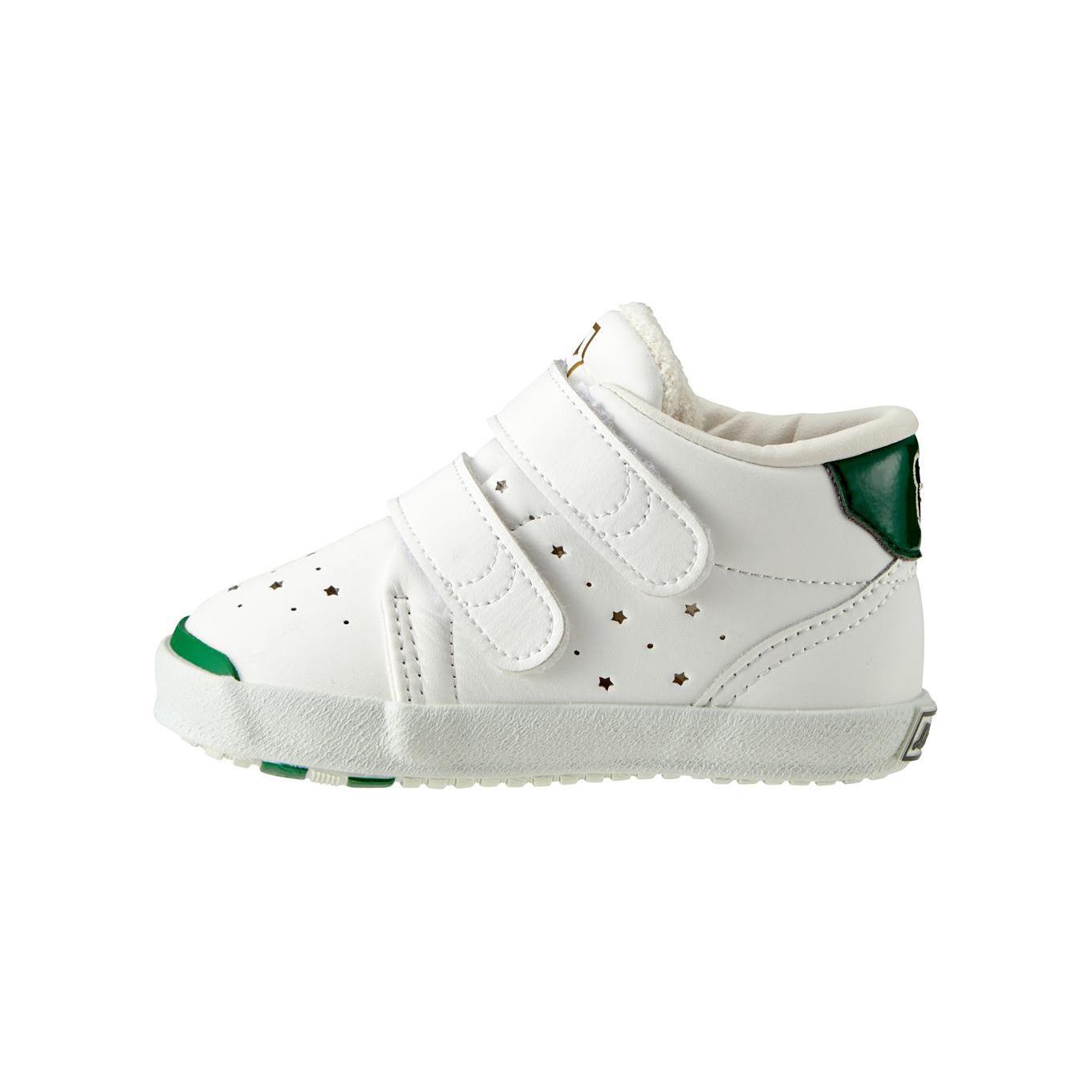 

Детские противоударные и устойчивые к истиранию низкие ботинки для малышей MIKI HOUSE, белый