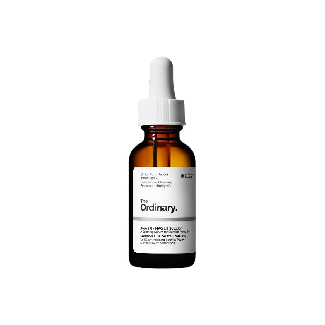 Успокаивающая сыворотка для лица The Ordinary Aloe 2% + NAG 2% Solution, 30 мл*2 — фото 3