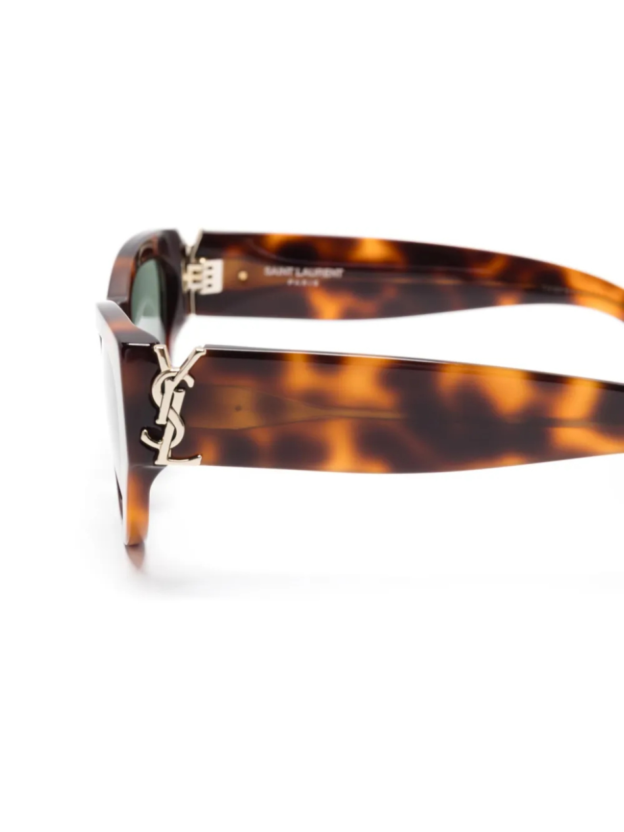 Солнцезащитные очки «кошачий глаз» Saint Laurent Eyewear, коричневый — фото 3
