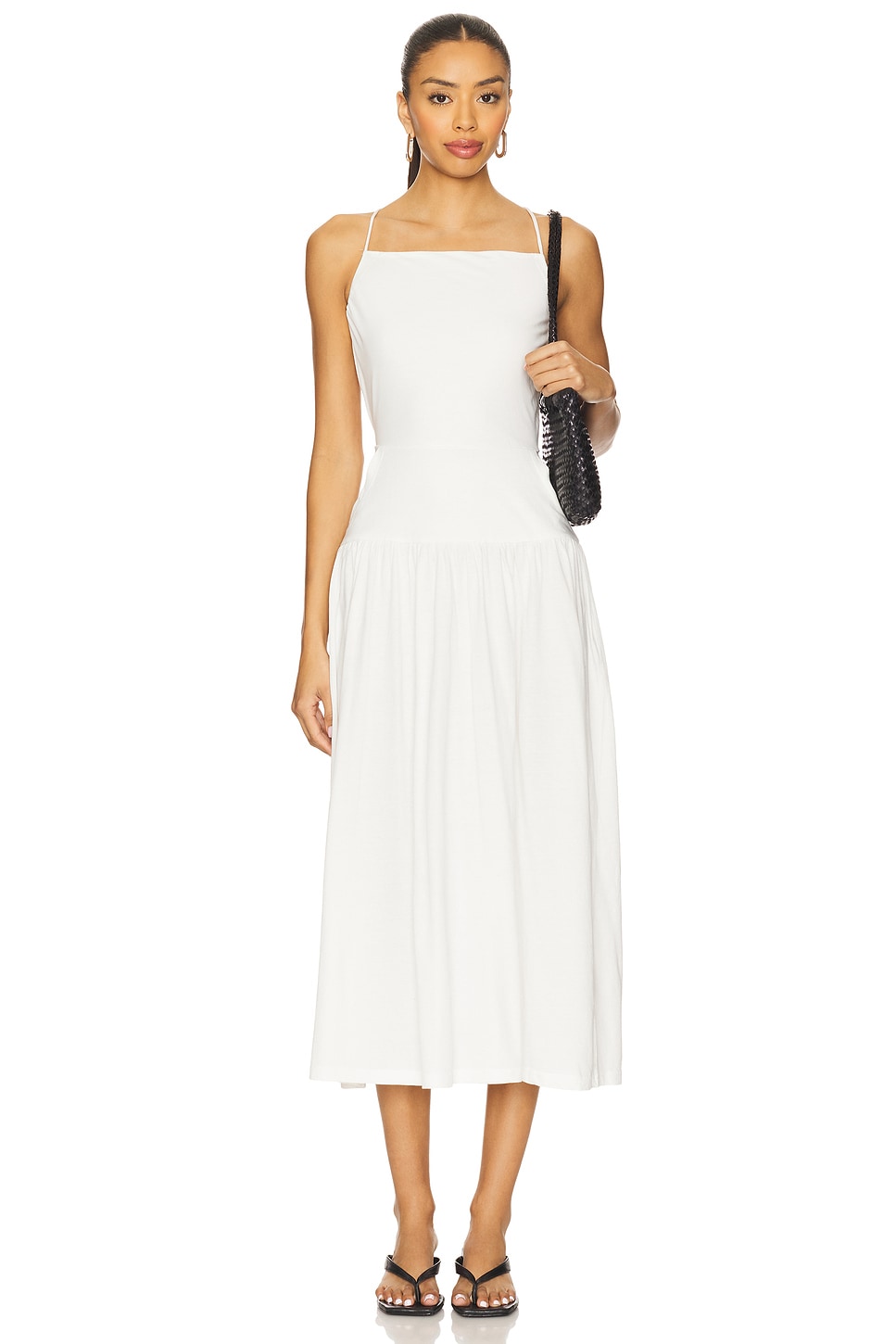 

X revolve julietta платье миди Free People, clean ivory