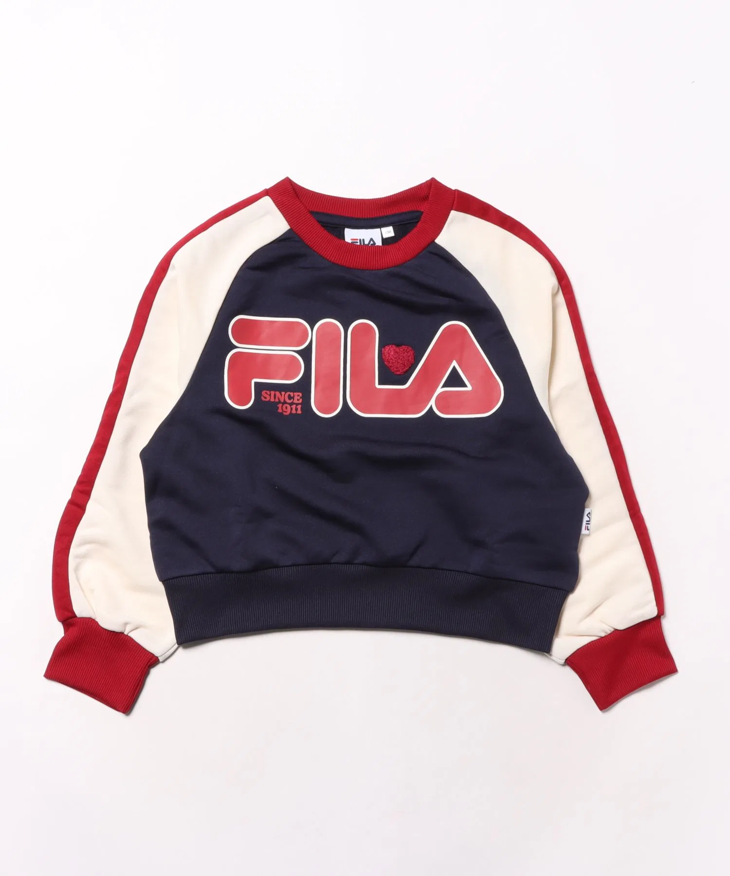 Толстовка FILA/Fila с вышивкой цвета каштана