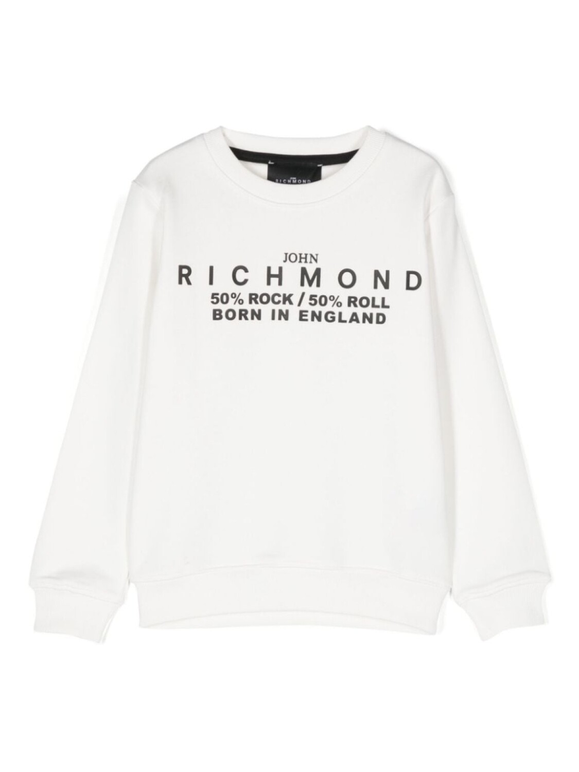 

John Richmond Junior толстовка с логотипом, белый