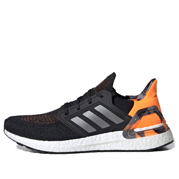 

Кроссовки ultraboost 20 'black signal orange'' Adidas, черный