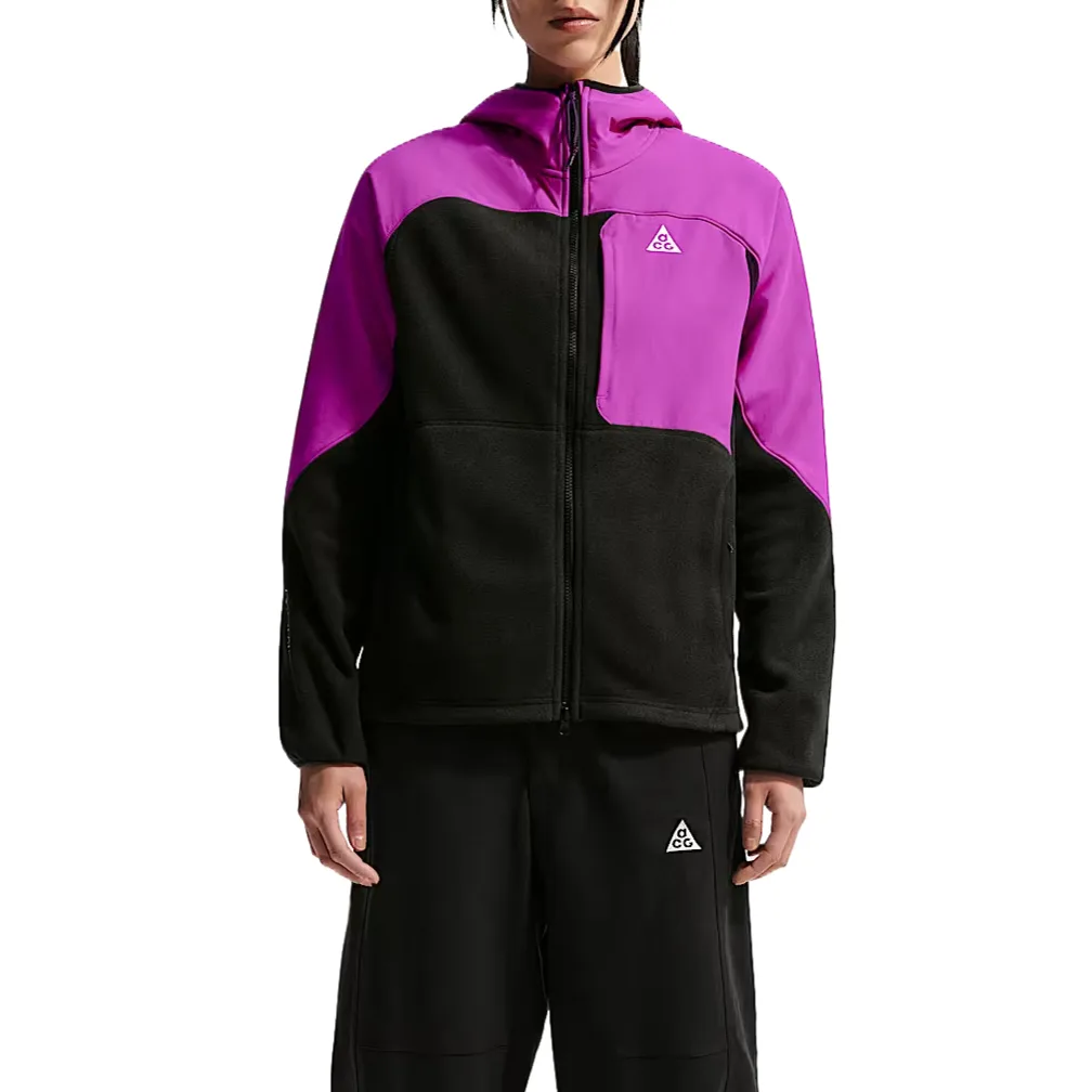 Nike Куртка ACG мужская Bright Purple/Black/Safe Orange/Mountain White с капюшоном