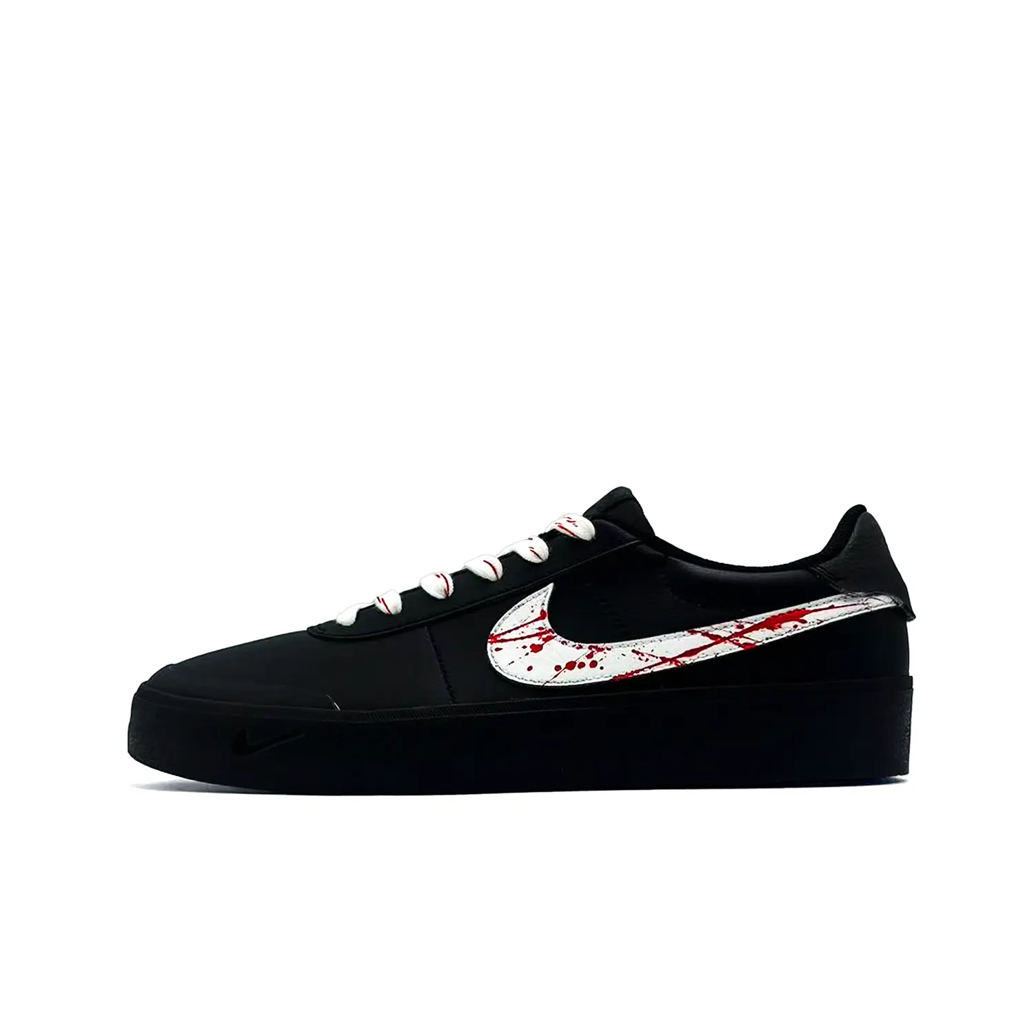 

Nike Кроссовки Court Shot для скейтбординга, износостойкие, низкие, мужские, черные