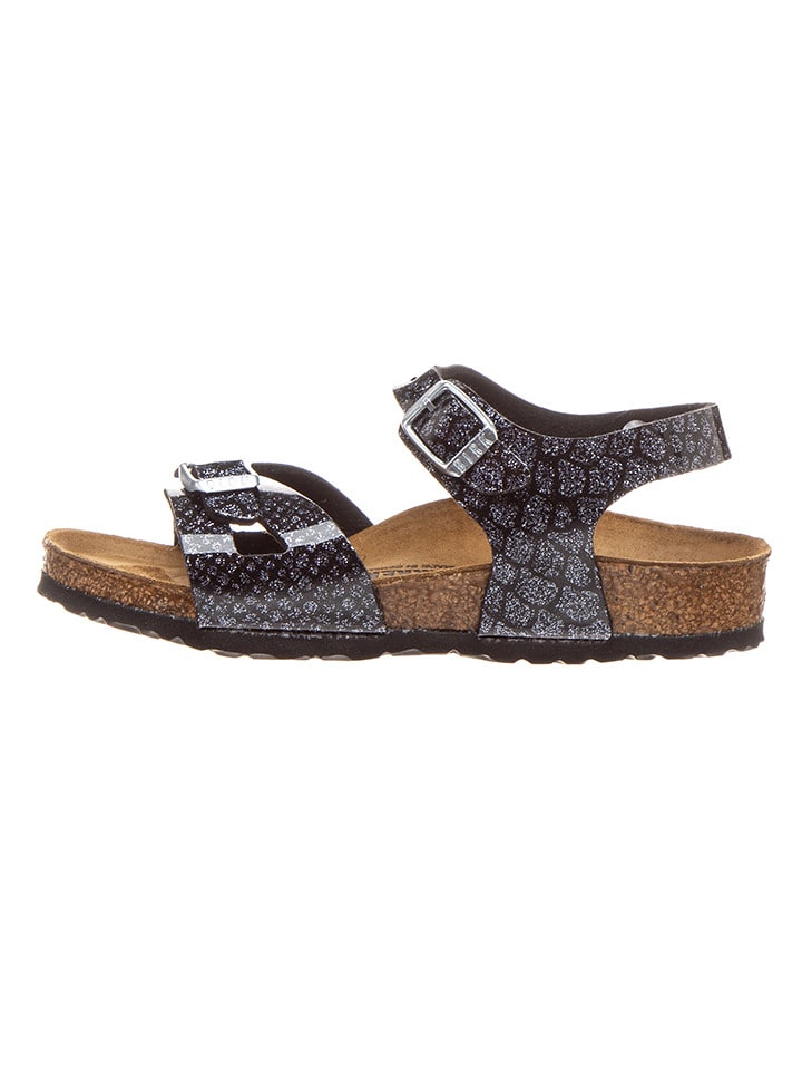 

Сандалии Birkenstock, цвет schwarz/silber - weite s