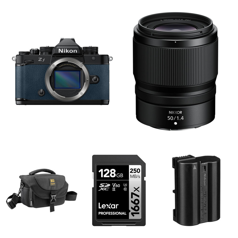 

Беззеркальная камера Nikon Zf Mirrorless Camera with 50mm f/1.4 Lens and Essentials+