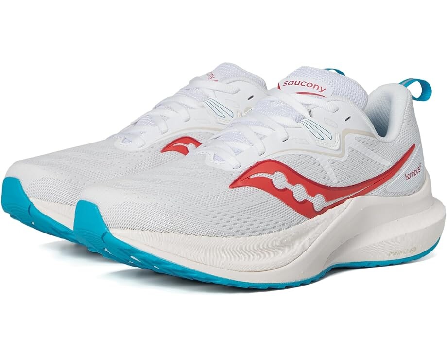 

Кроссовки Saucony Tempus 2, цвет White/Cayenne