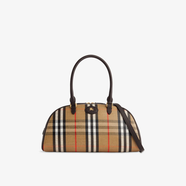 

Высокогорная сумка для боулинга из холста и кожи Burberry, желтый