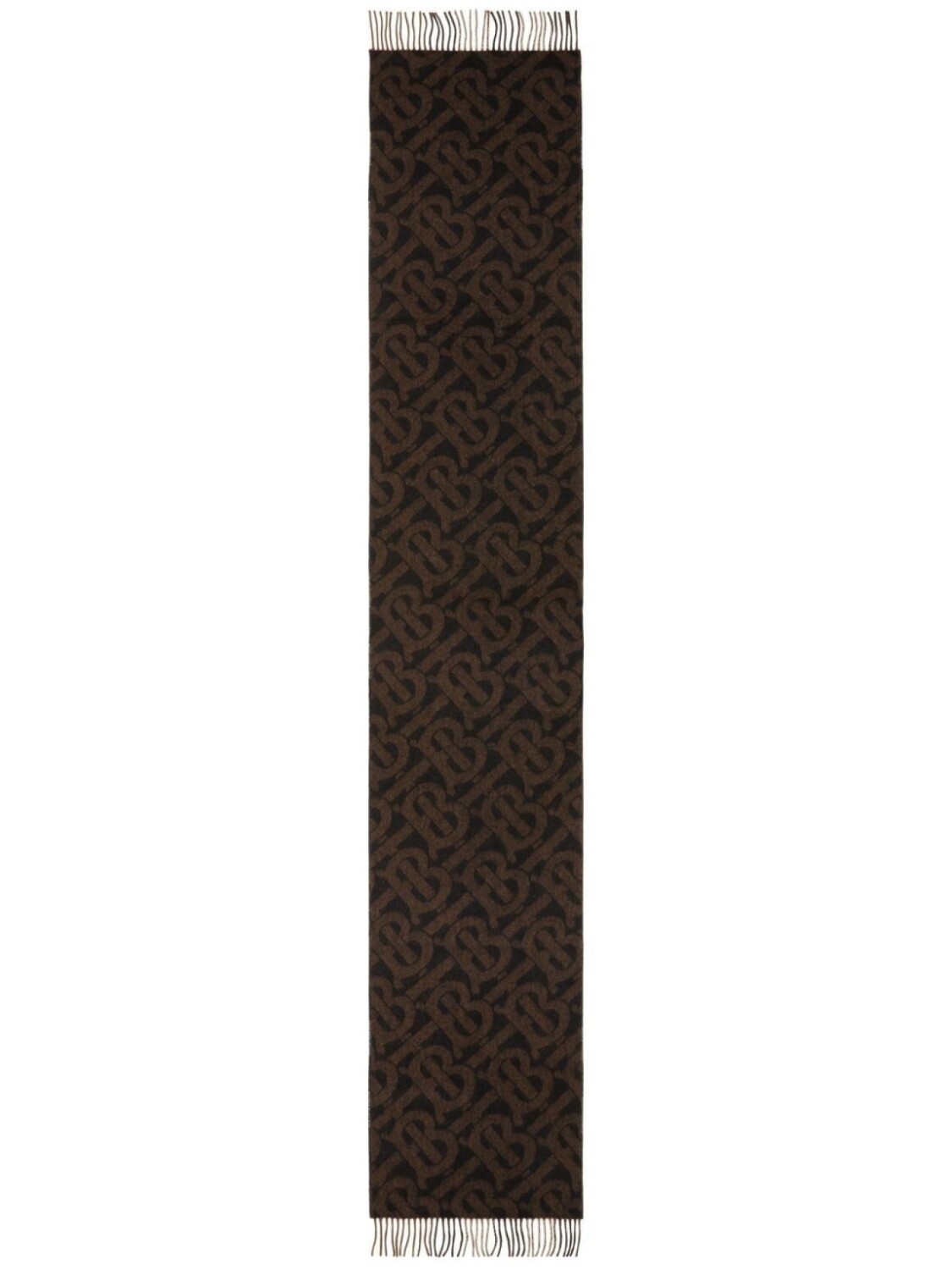 

Шарф с монограммой TB Burberry, коричневый