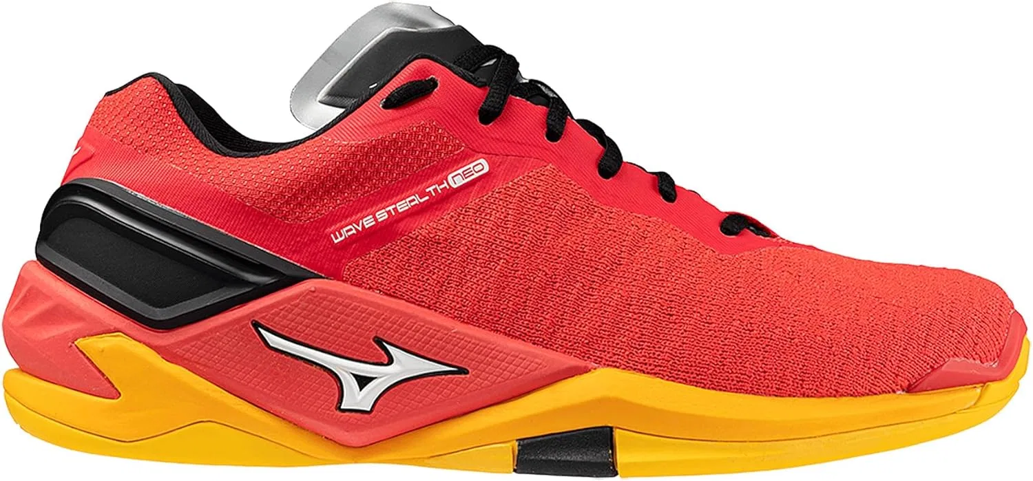 Кроссовки Mizuno Unisex Wave Stealth Neo, Radiant Red White Carrot Curl