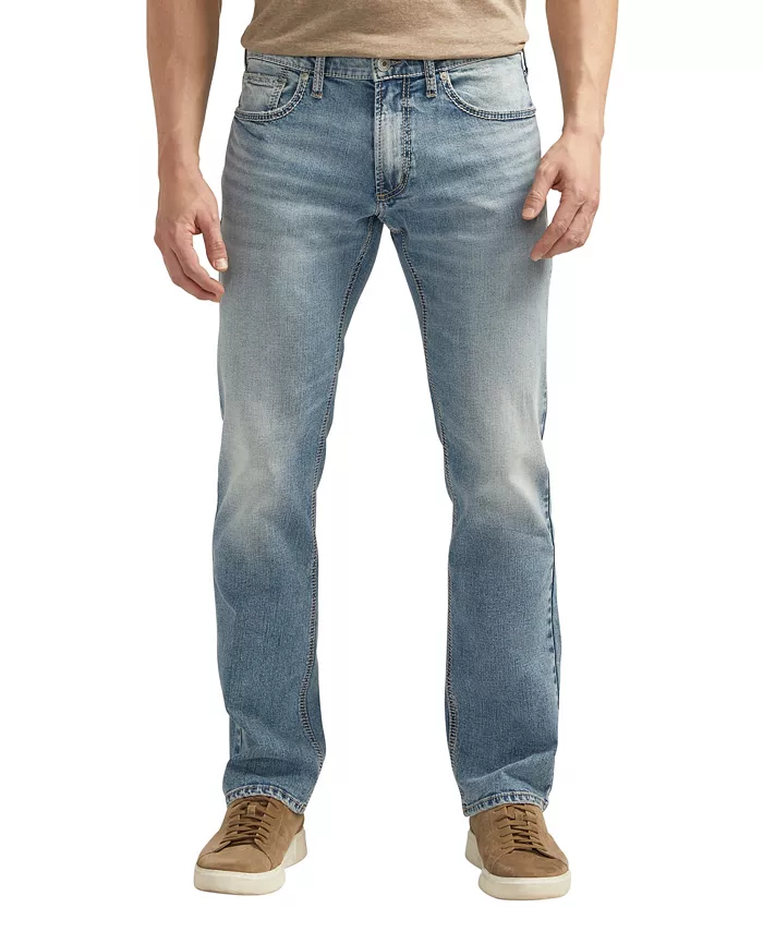 

Джинсы Allan Slim Fit Straight Leg Silver Jeans Co., синий