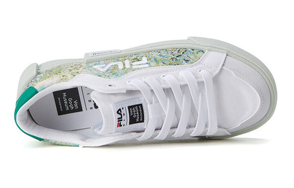 Кроссовки x van gogh skate shoes 'green white' Fila, белый — фото 3