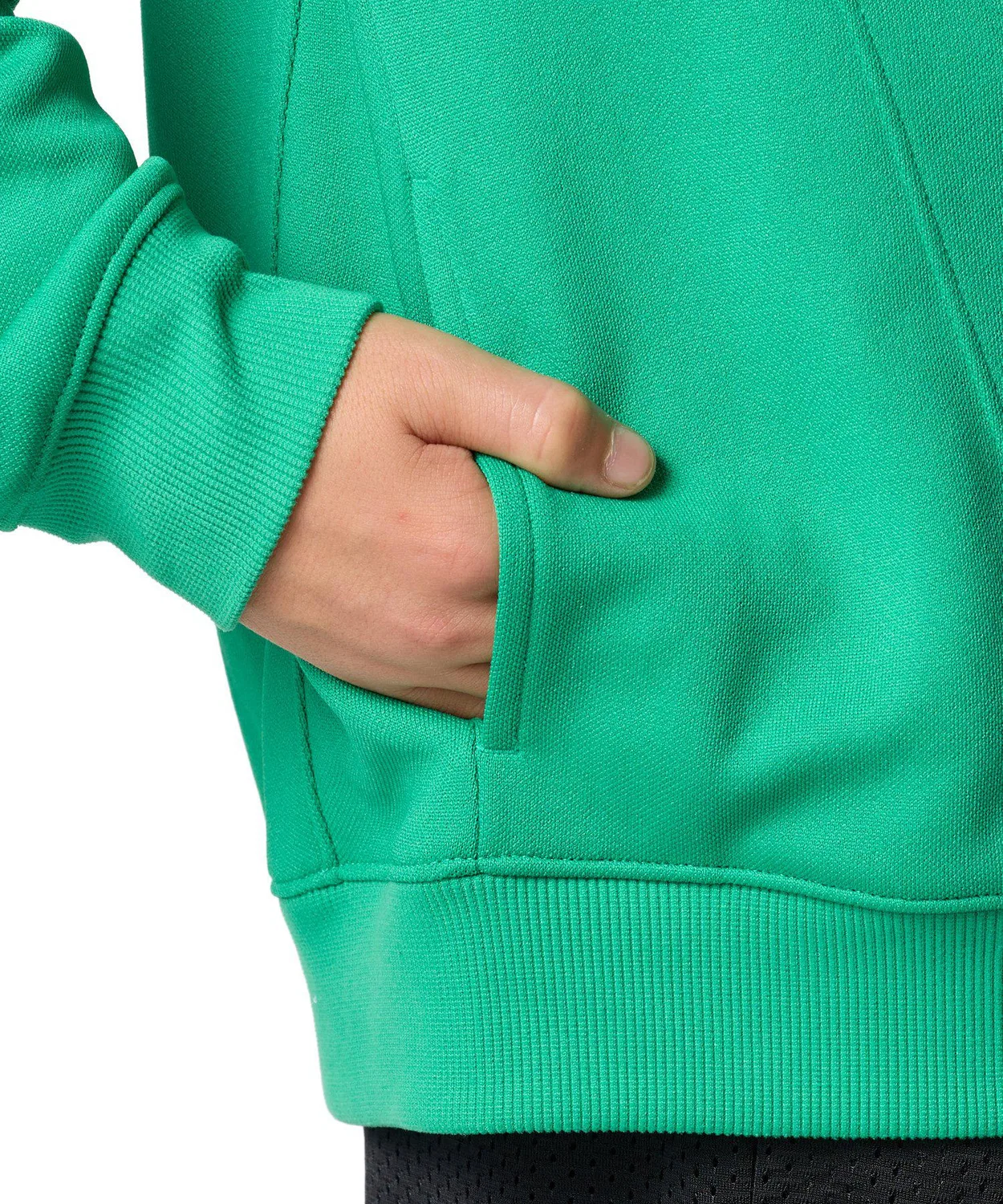 Куртка тренировочная детская Under Armour, оверсайз, полиэстер, цвет хаки — фото 3
