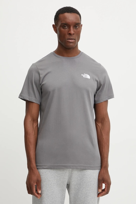 

Хлопковая футболка Redbox The North Face, серый