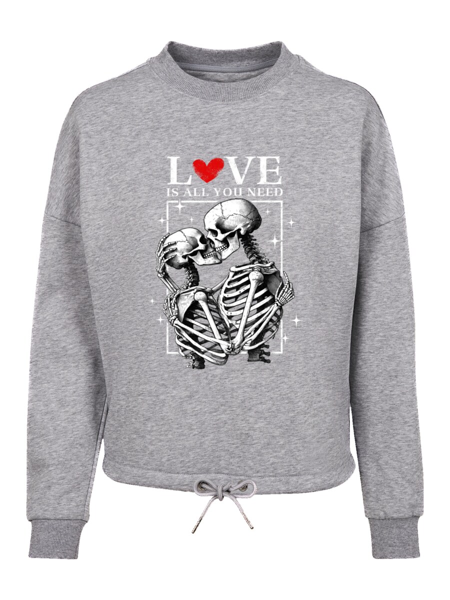 

Толстовка F4NT4STIC Love is all you need, Grey/mottled grey