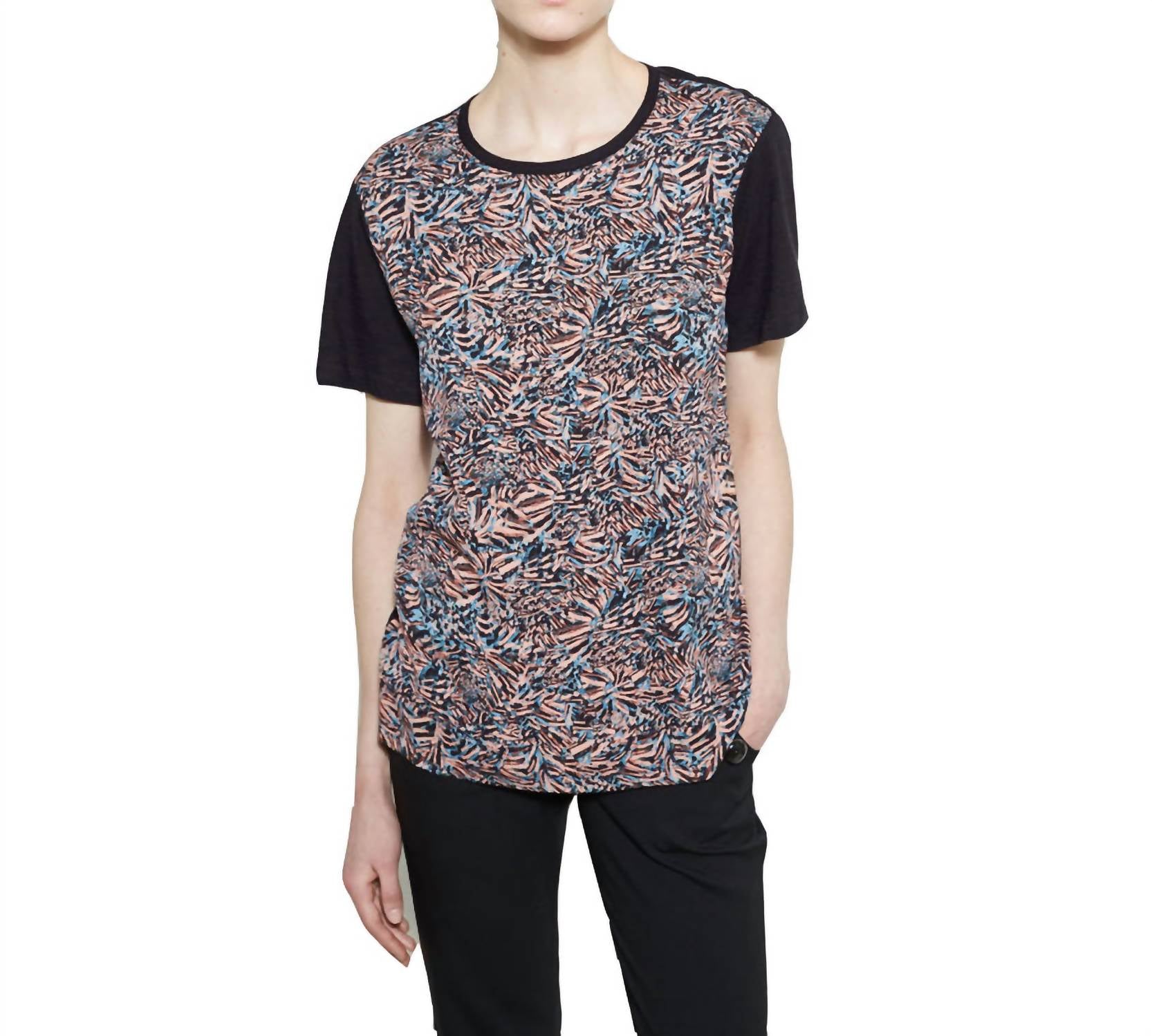 

Женский топ Coral Aster Georgette в разноцветном цвете Proenza Schouler