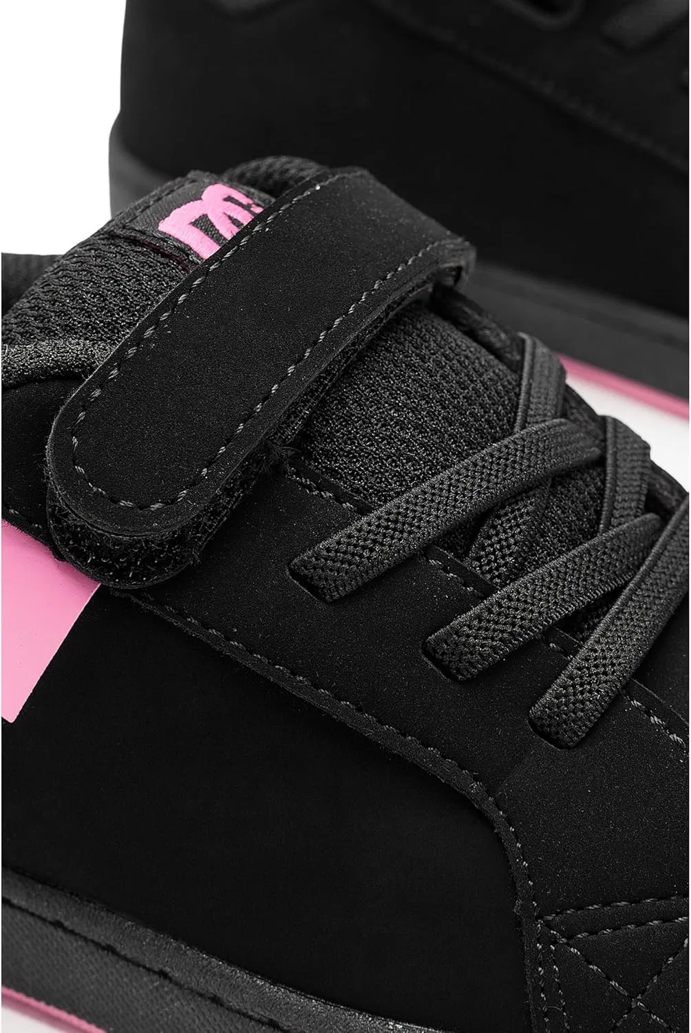 Кроссовки DC Shoes Court Graffik Elastic Skate Shoe, Bk/Pk/Bk Black/Pink — фото 2
