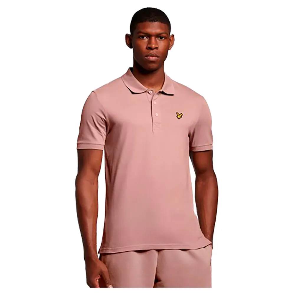 

Поло с коротким рукавом Lyle & Scott SP400VO, розовый