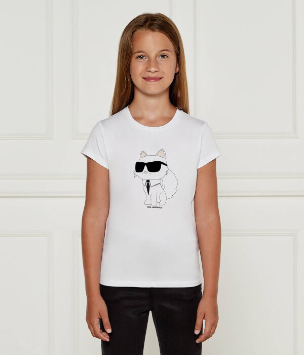

Футболка Karl Lagerfeld Kids Regular Fit, белый
