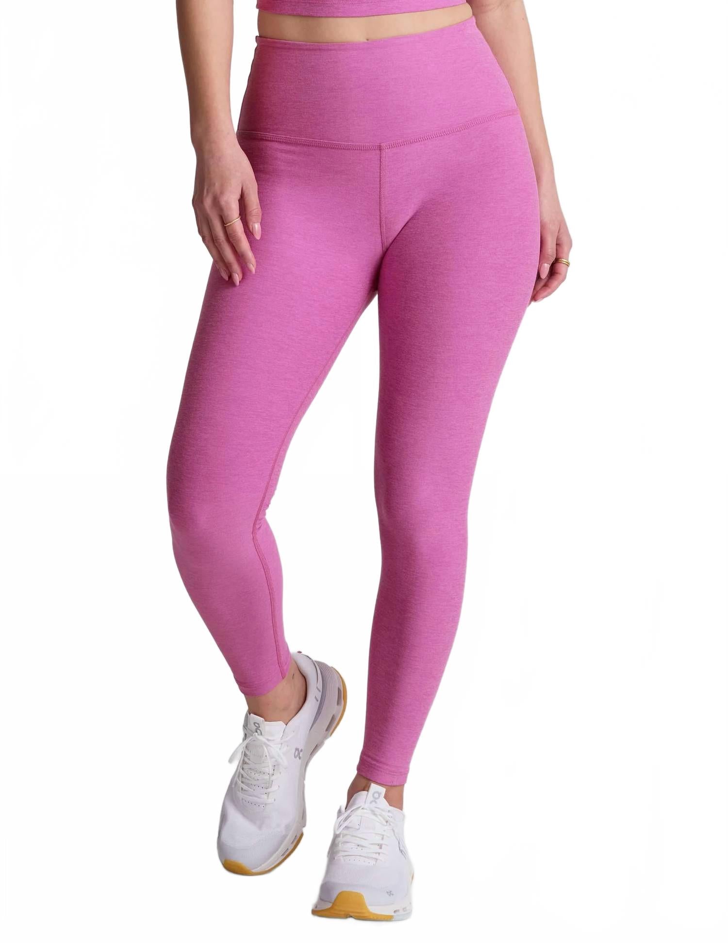 

Spacedye Caught In The Midi Высокие Леггинсы в цвете Sunset Violet Heather BEYOND YOGA