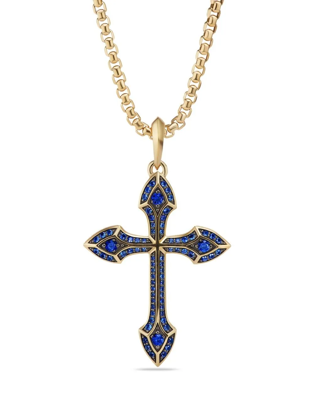 

Амулет Gothic Cross из желтого золота (36.5 мм) David Yurman, золотой