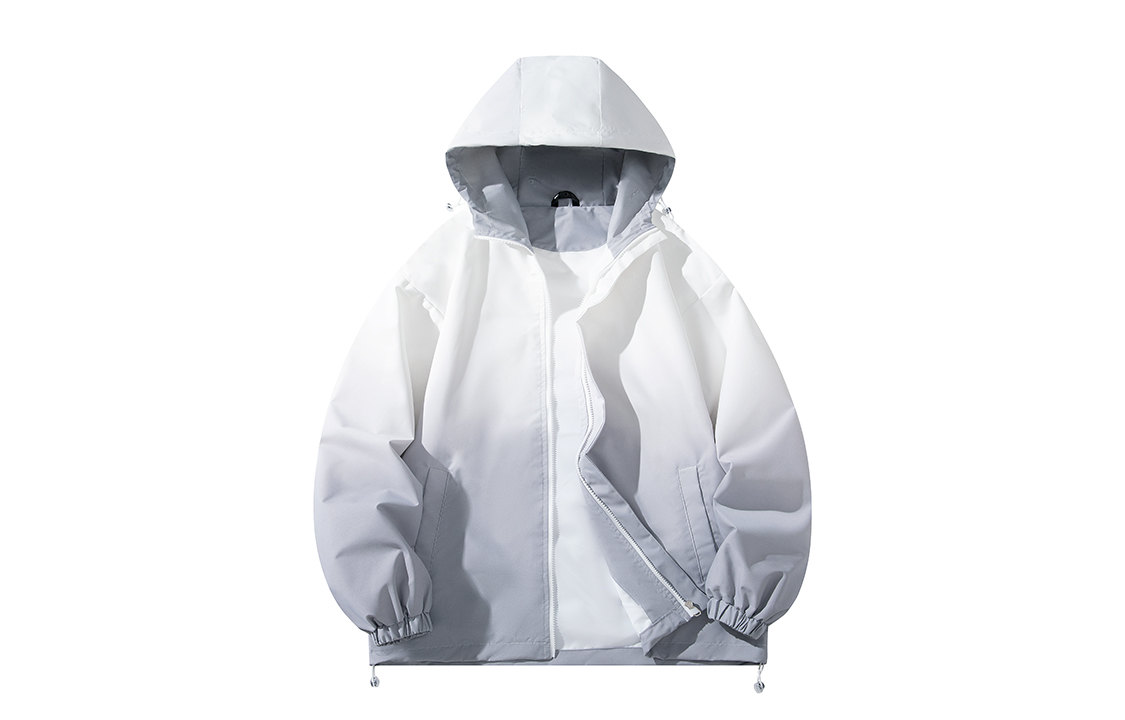 

BOBBY ABLEY Куртка Unisex, White Gray Gradient (Upgraded Hooded)