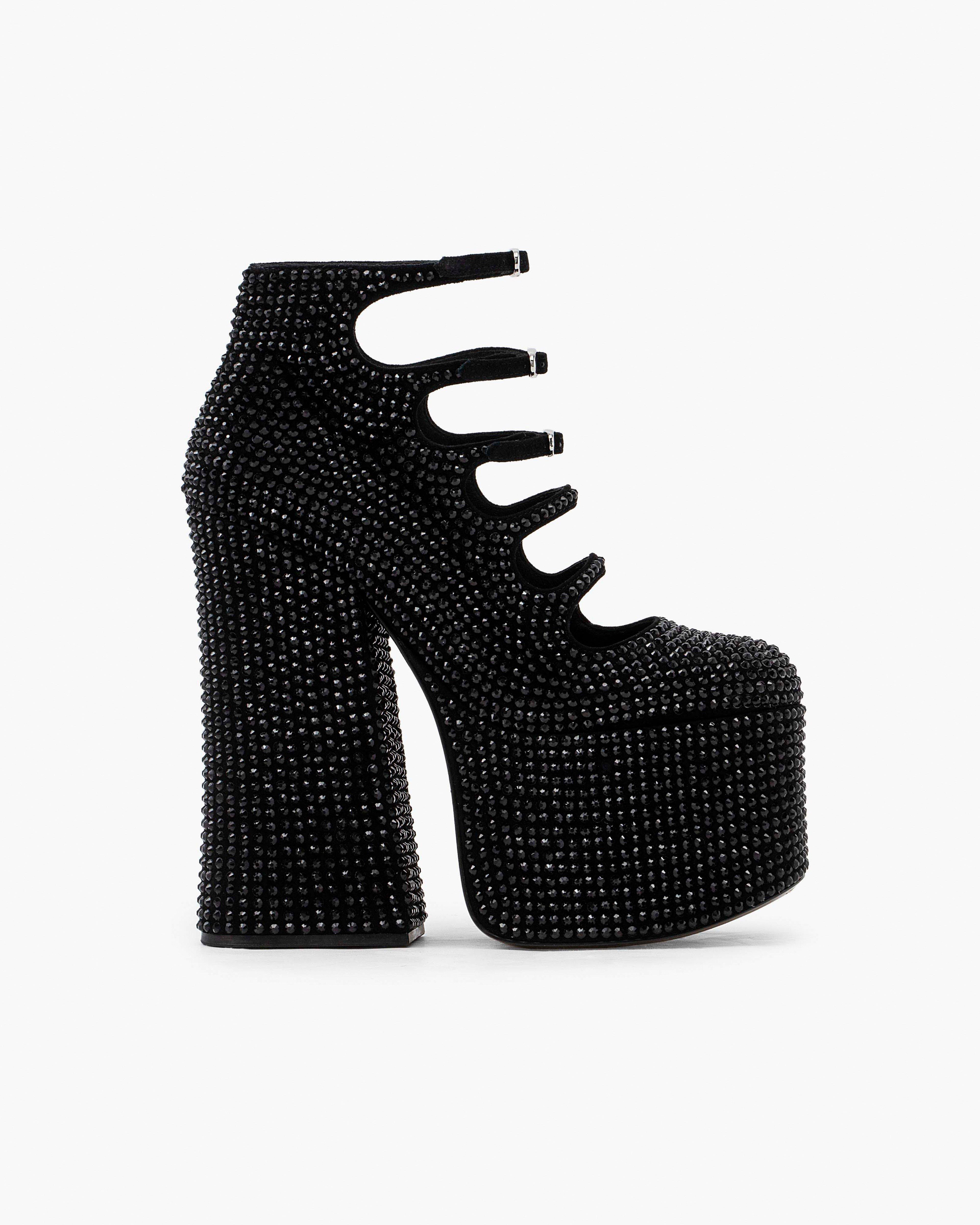 Ботильоны Kiki со стразами Marc Jacobs, черный/черный