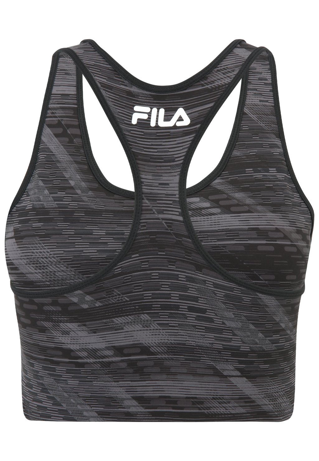 

Спортивный бюстгальтер средней поддержки Fila, черный