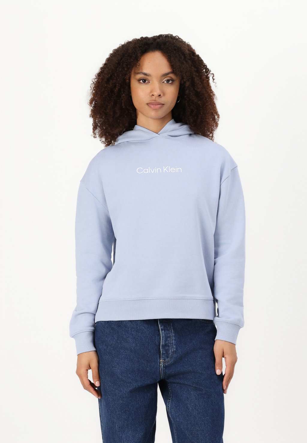 

Толстовка с капюшоном HERO LOGO HOODIE Calvin Klein, светло-голубой