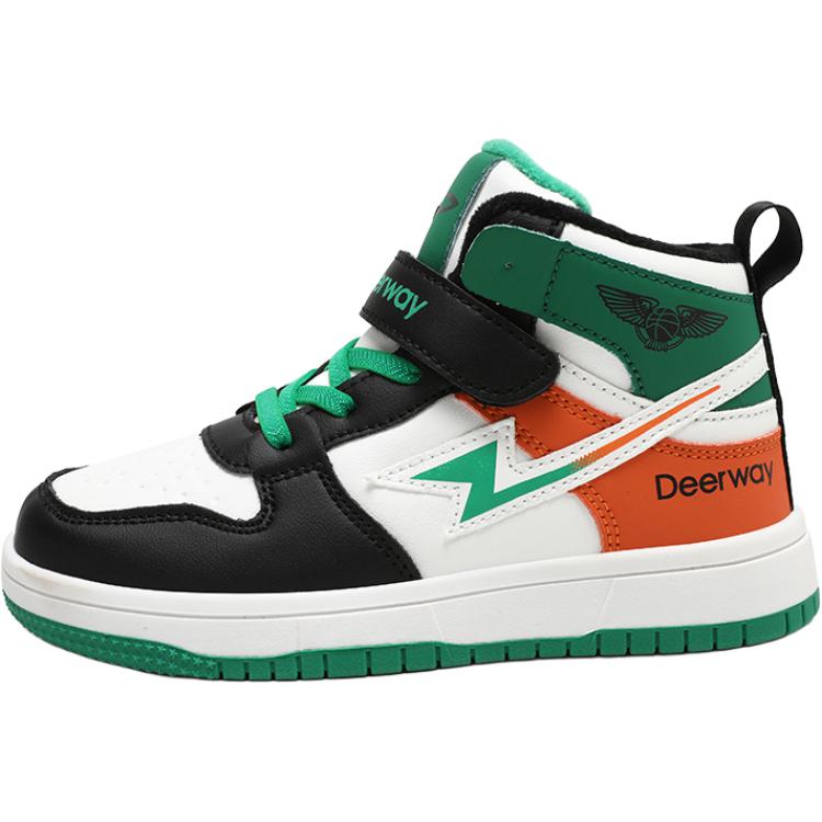 

Детские скейтерские кроссовки Kids DEERWAY, черный/зеленый
