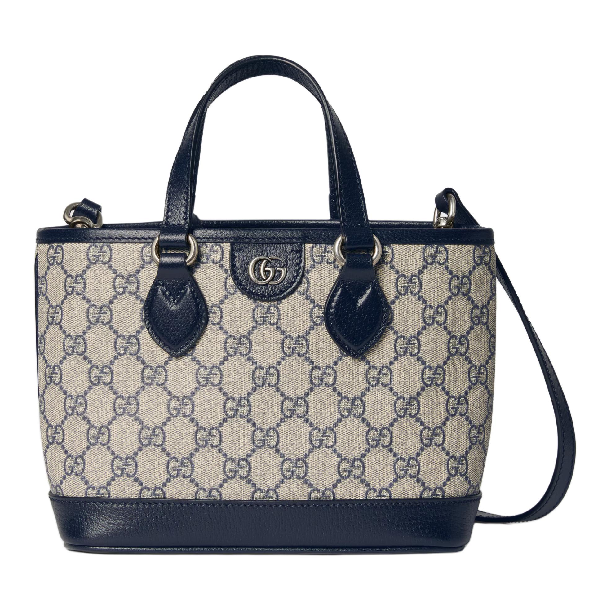 

Сумка Ophidia Supreme Canvas, Сумка Через Плечо, Кроссбоди, Мини Женская Бежево-Голубая GUCCI