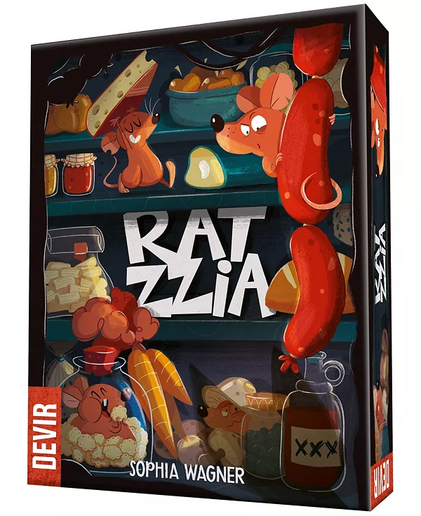 

Семейная настольная игра Ratzzia Devir, multi