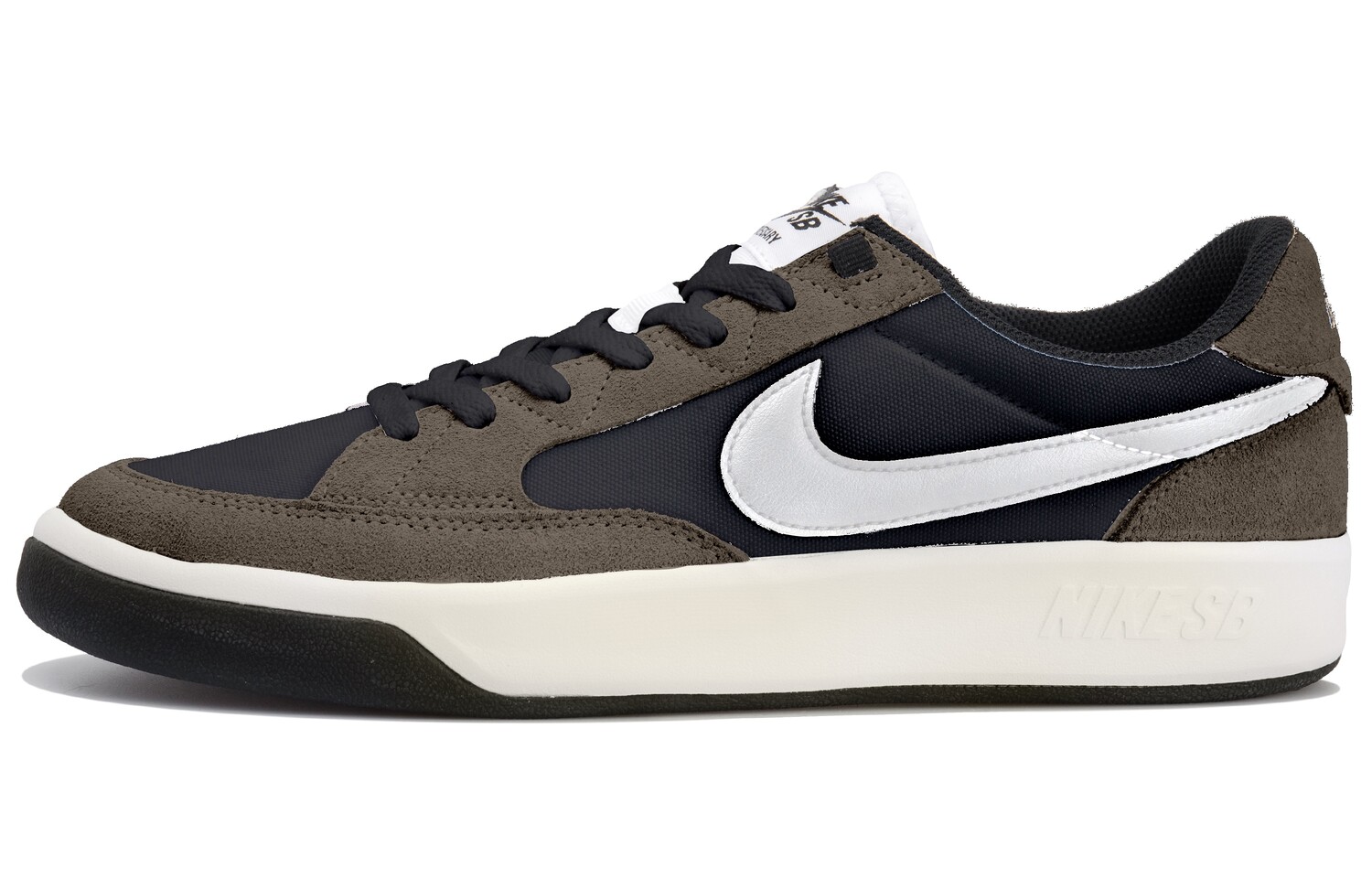 

Кроссовки Nike SB Adversary Skateboarding Shoes Unisex Low-top Black/Brown/White, черный/коричневый