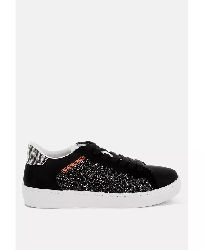 Cosmolight Glitter Faux Leather кроссовки для женщин London Rag, черный