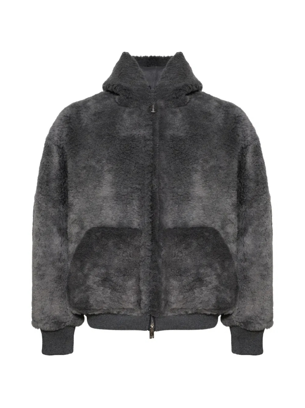 Жакет из овчины Alexander Wang, серый