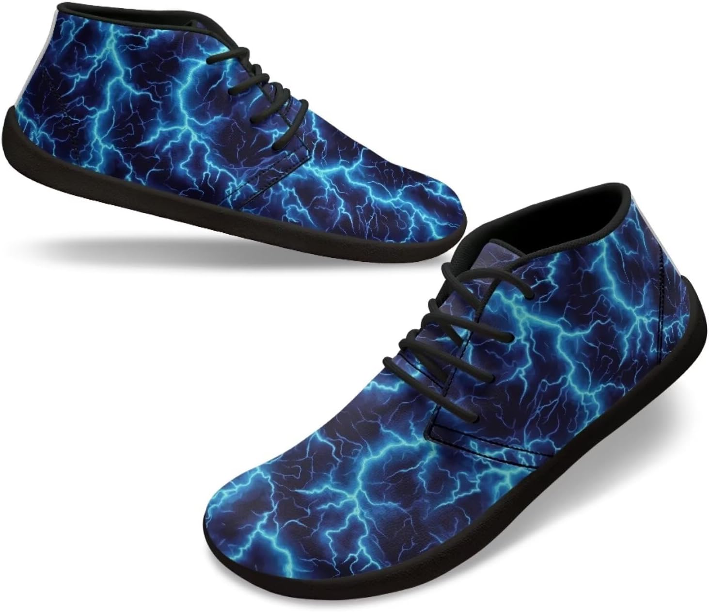 

Мужские кроссовки UNICEU босоногого типа с широким носком, легкие прогулочные кроссовки, противоскользящие низкие повседневные спортивные кроссовки/тренеры, голубой