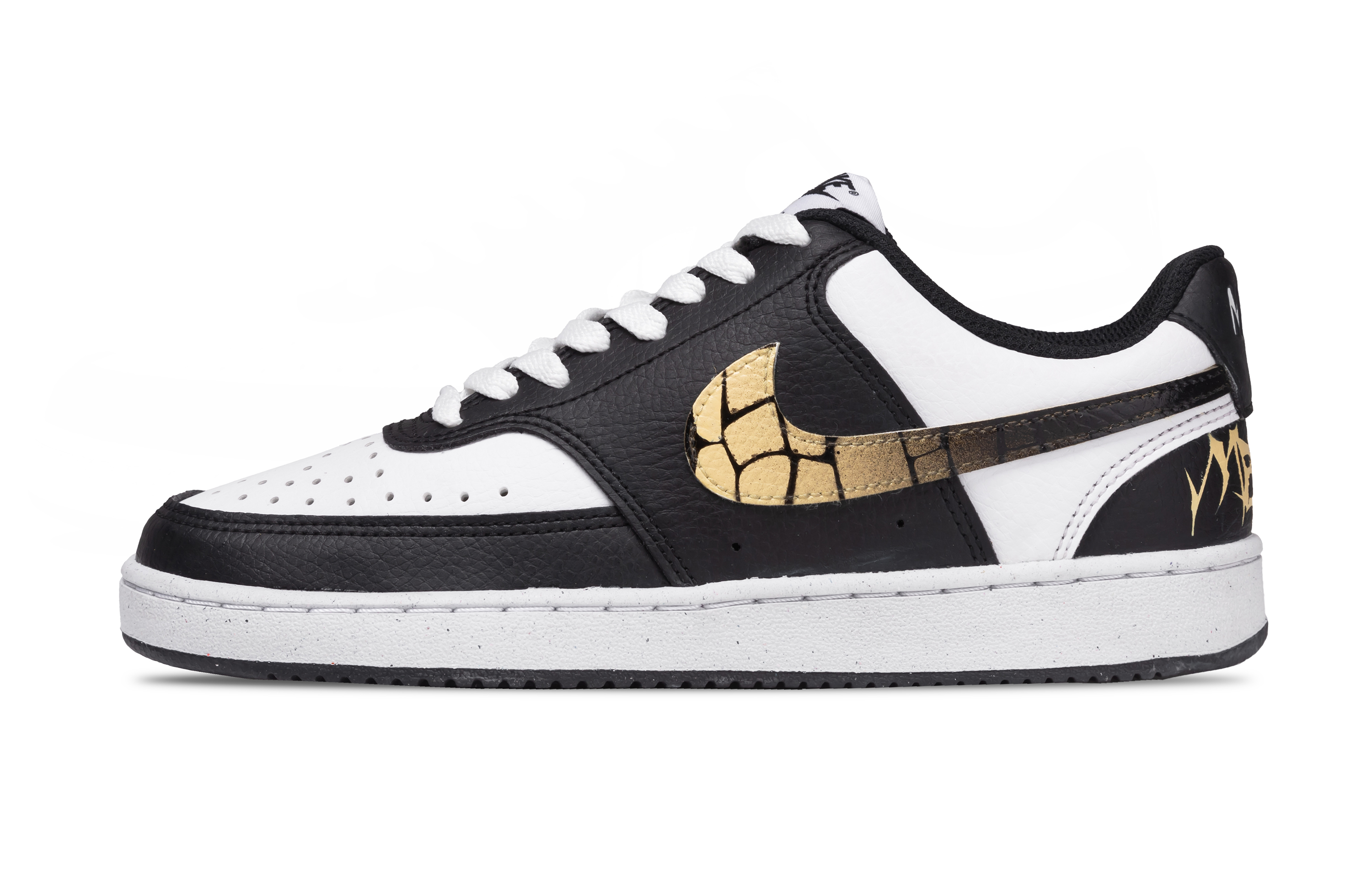 

Court Vision Feather Like Manufacturing, бамбуковая ветвь и мох, устойчивый к истиранию, легкий и дышащий Nike, черный