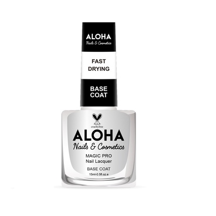 

Лак для ногтей Magic Pro - быстросохнущая базовая основа 15 мл Aloha Nails & Cosmetics
