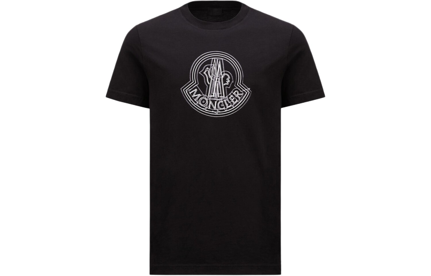 

Футболка мужская черная Moncler, черный