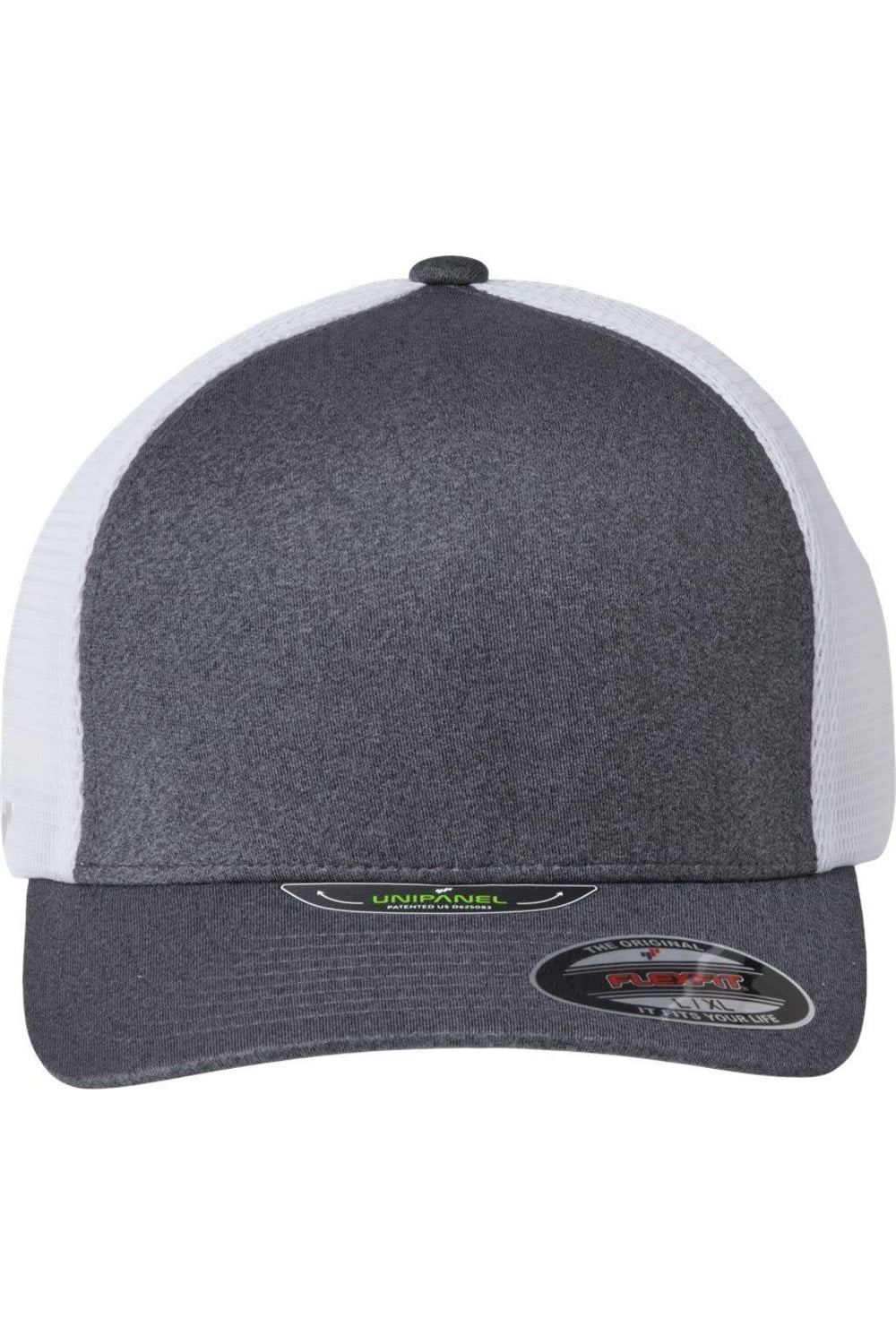 

Кепка дальнобойщика Flexfit Unipanel, цвет melange dark grey/ white