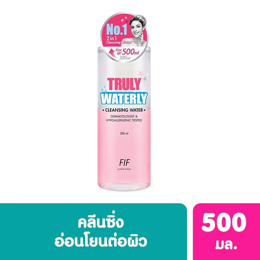 

FIF By Faith in Face Очищающая вода Truly Waterly 500 мл, Pink