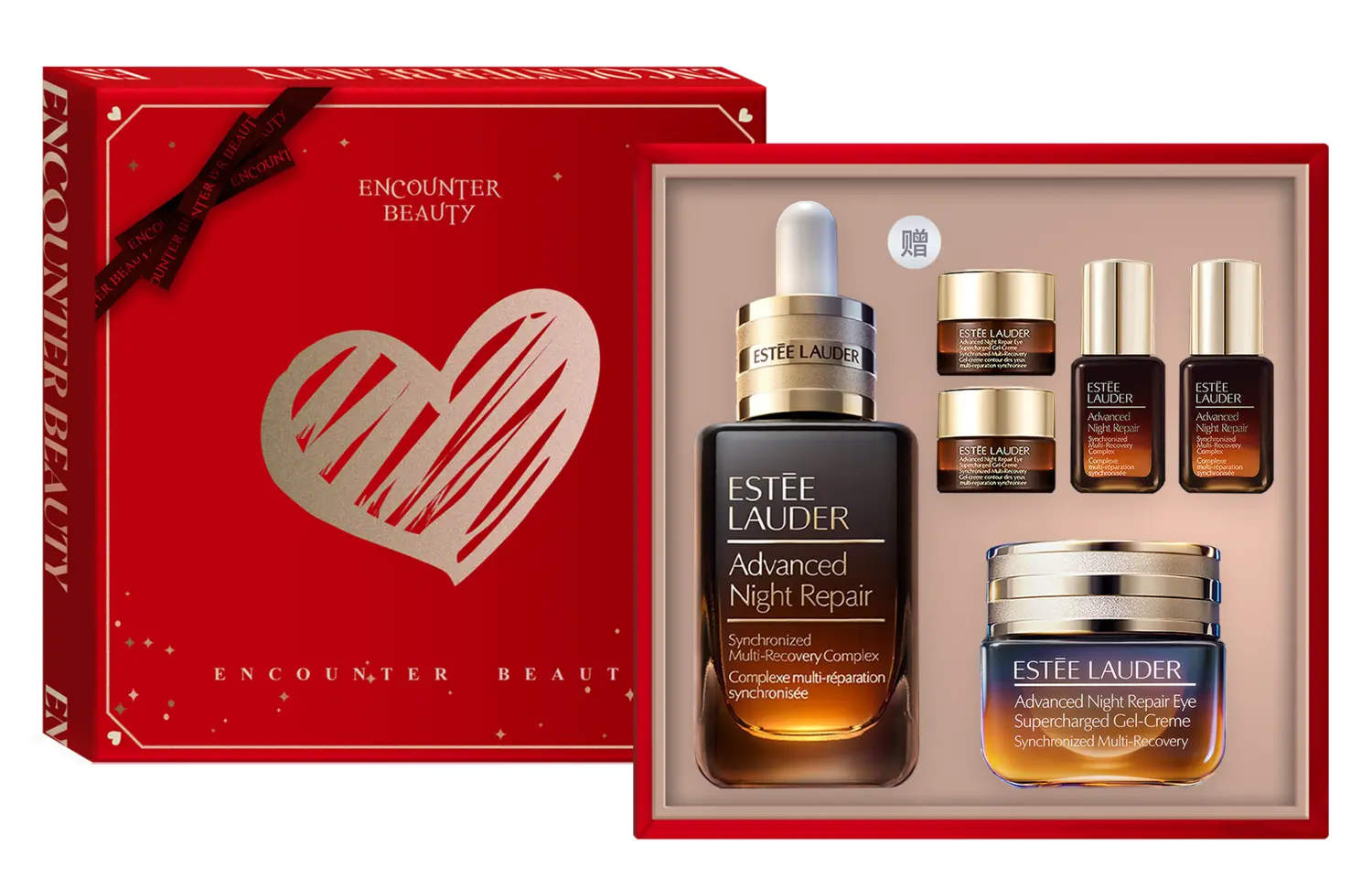 Набор косметики Estée Lauder Advanced Night Repair: эссенция 100 мл + эссенция 7 мл*2 + крем для век 5 мл*2 — фото 4