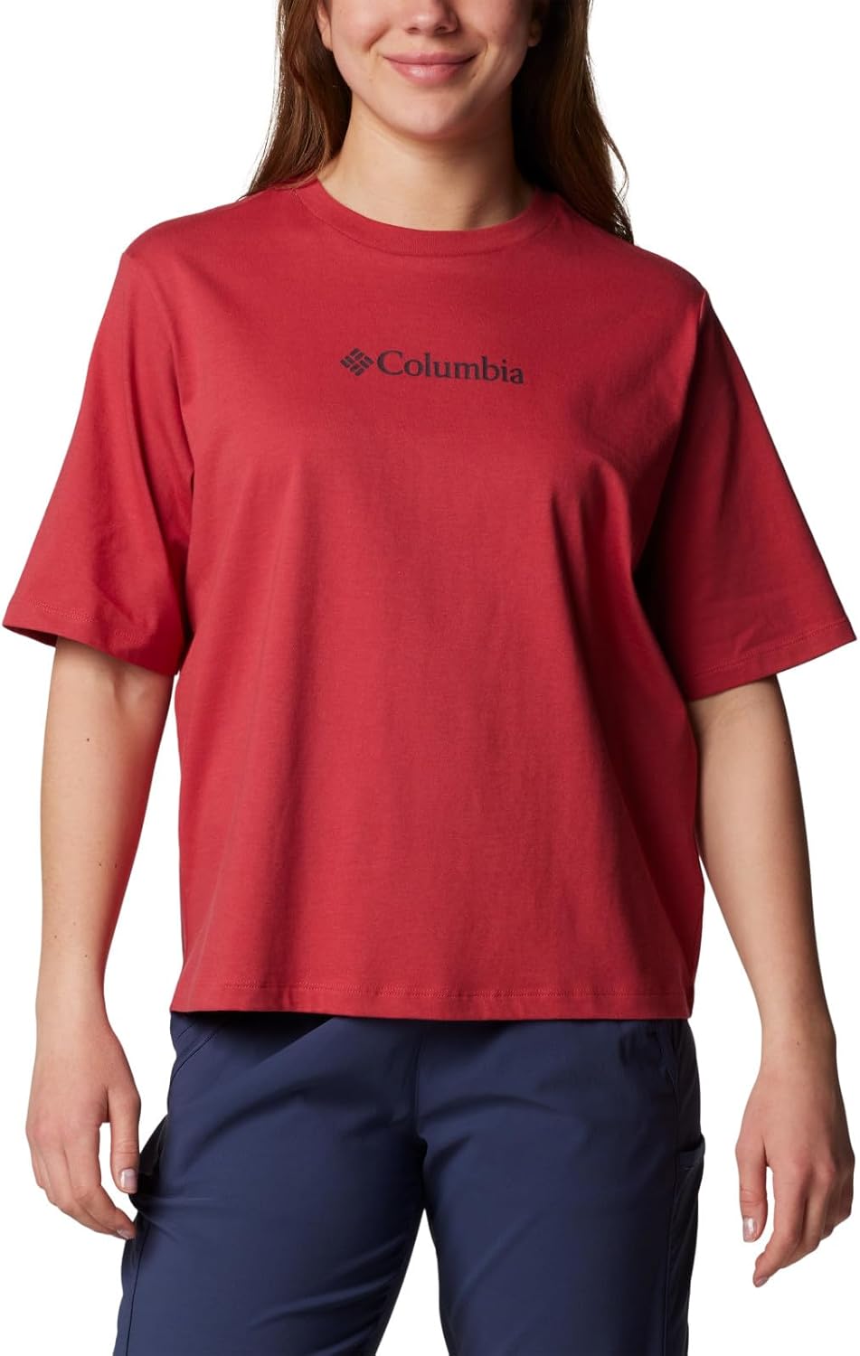 

Женская футболка Columbia North Cascades Relaxed, Daredevil/Gem Columbia, Красный, Женская футболка Columbia North Cascades Relaxed, Daredevil/Gem Columbia