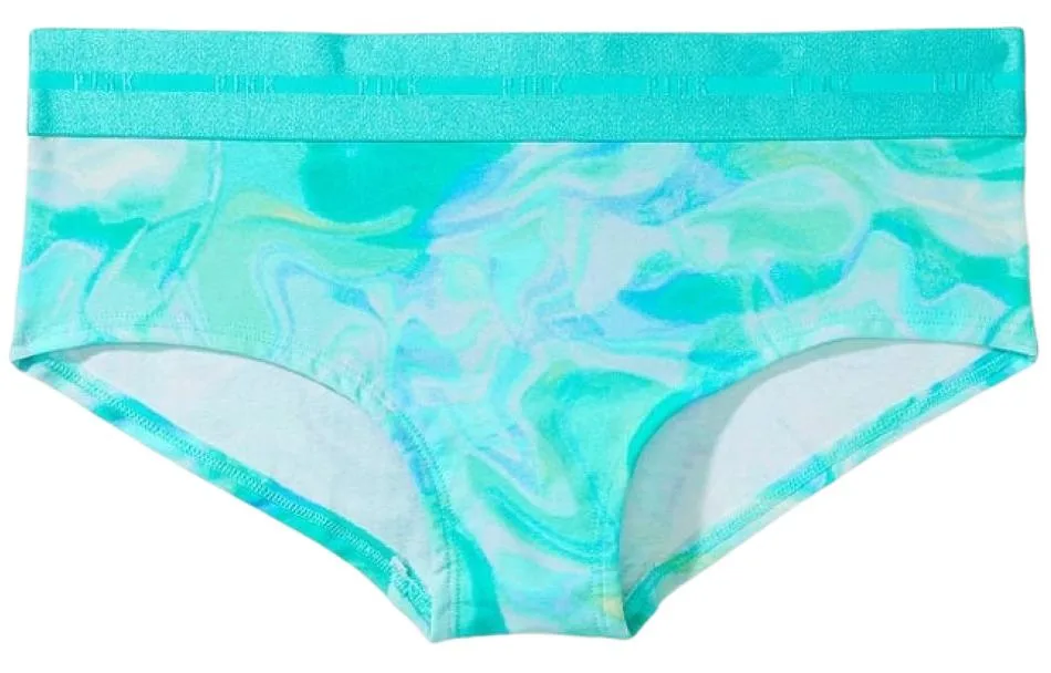 Victoria's Secret Женские трусики 1 шт пляжные синие тай-дай